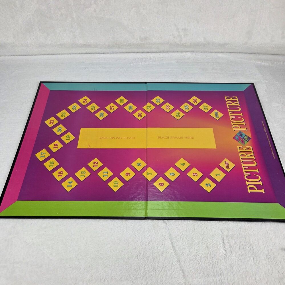 Vintage 1992 Picture Picture Board Game Golden Complete With Instructions - Picture 9 of 15